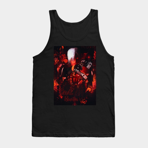 Devil May Cry Devil Hunter Dante Tank Top by syanart